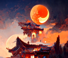 中国古建筑美之-月是故乡明