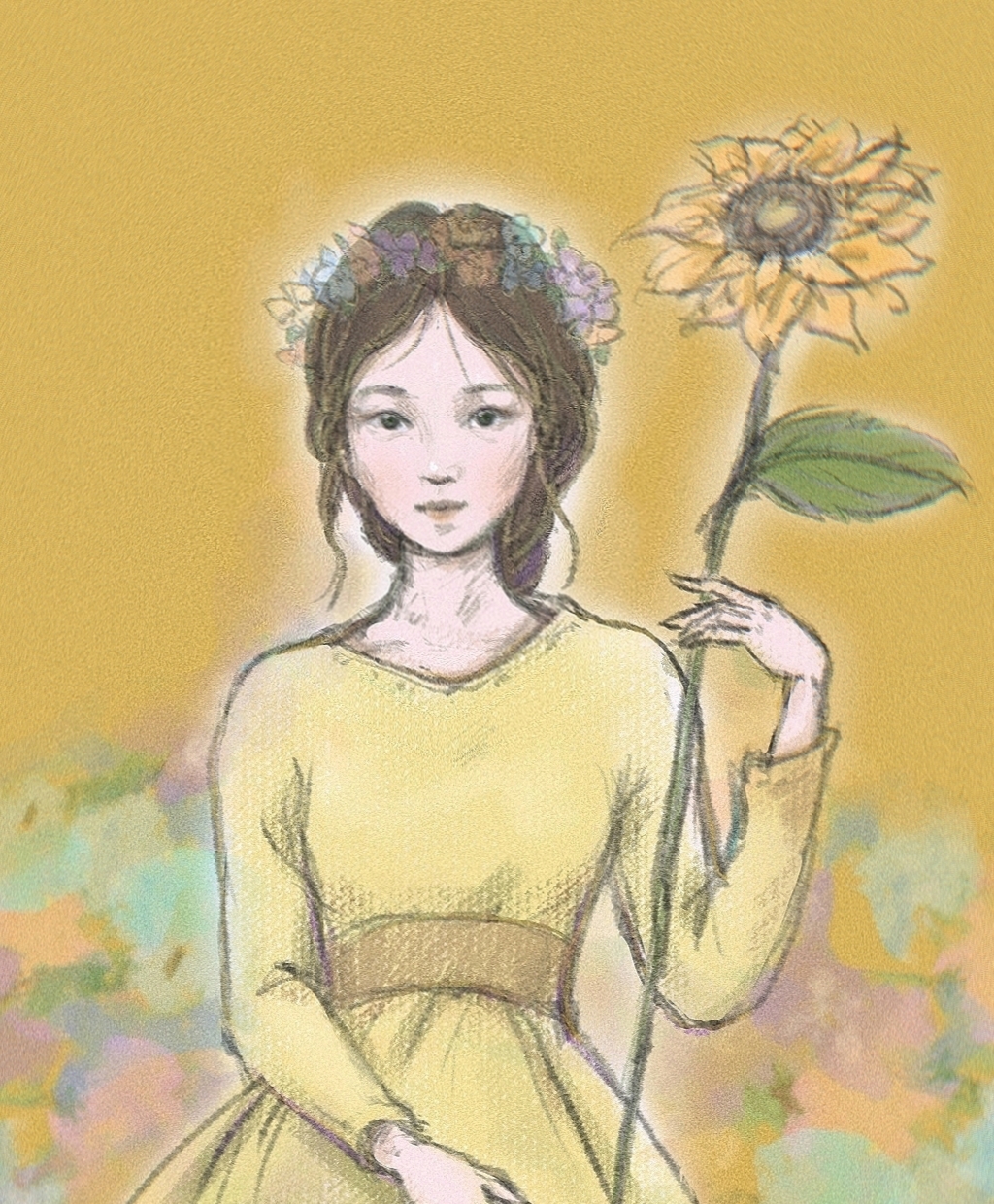 花仙子～插画图片壁纸