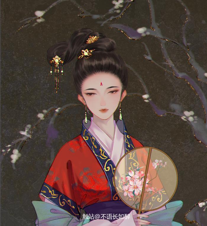 古风仕女系列一插画图片壁纸