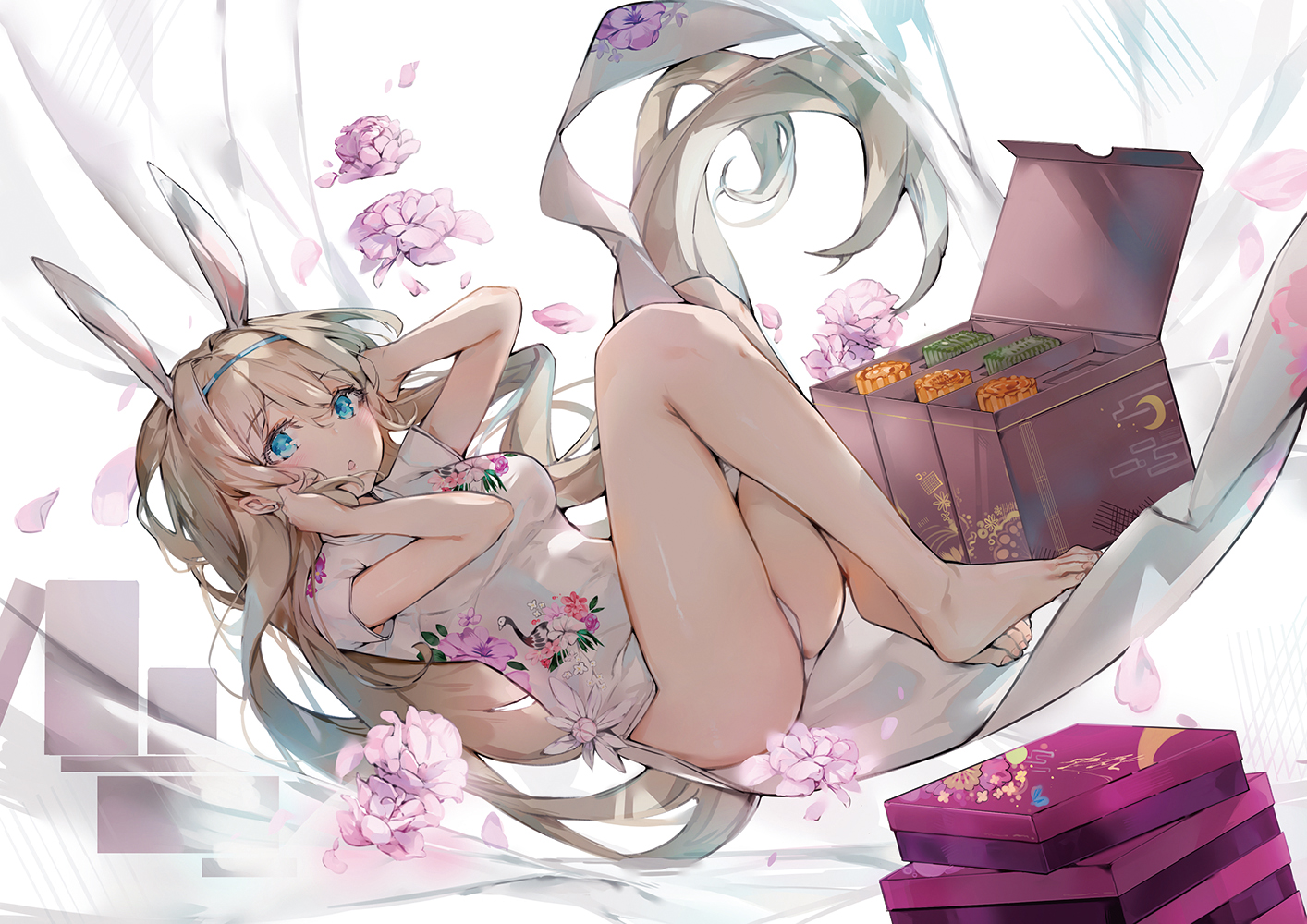 中秋索米插画图片壁纸