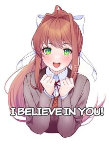 I believe in you!插画图片壁纸