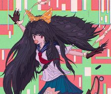 データ少女-日系风格日系插画