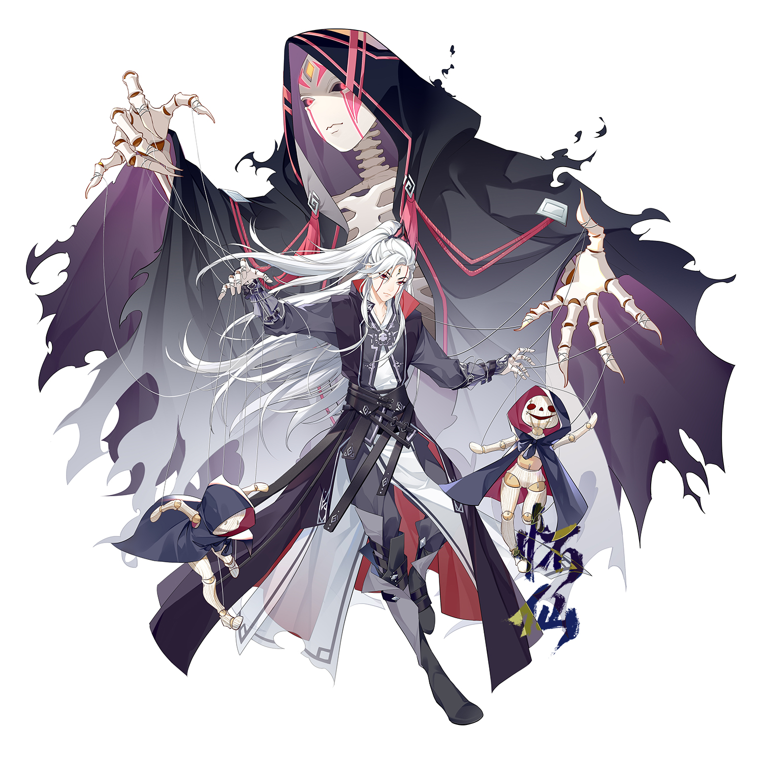 立绘稿件展示-男角色插画图片壁纸