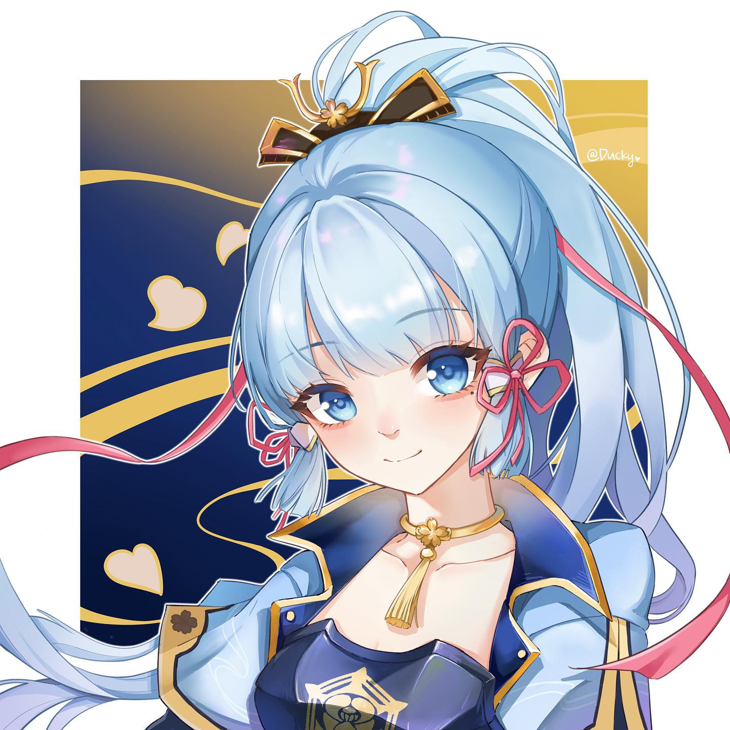 神里凌华原神神里绫华竖图