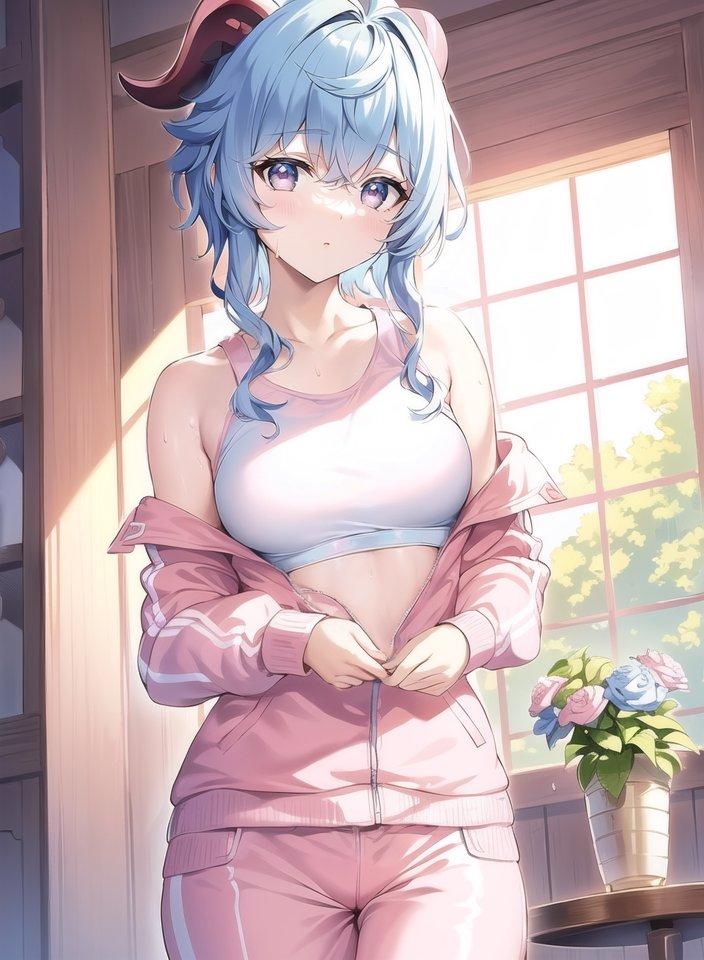 甘雨插画图片壁纸