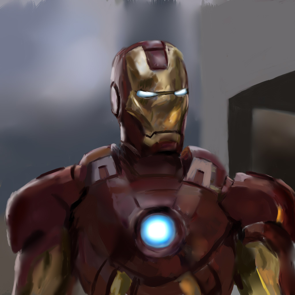 iron man插画图片壁纸