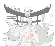 大狐狸-oc绘画