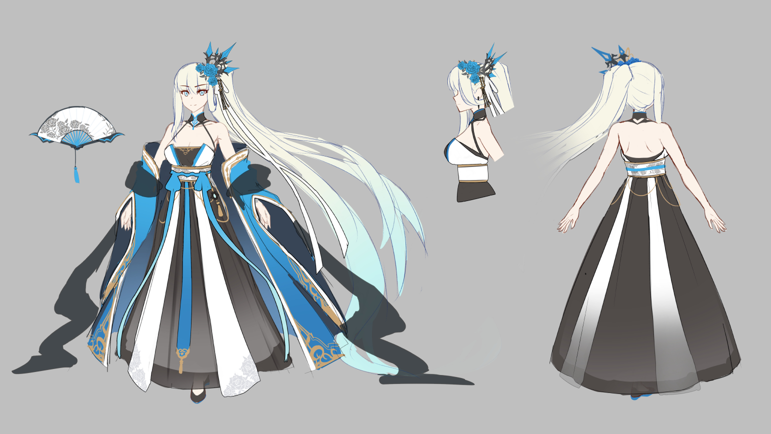 FGO 摩根 汉服-fgo摩根原创作品-触站