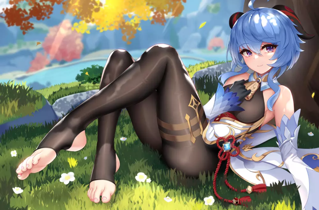 甘雨插画图片壁纸