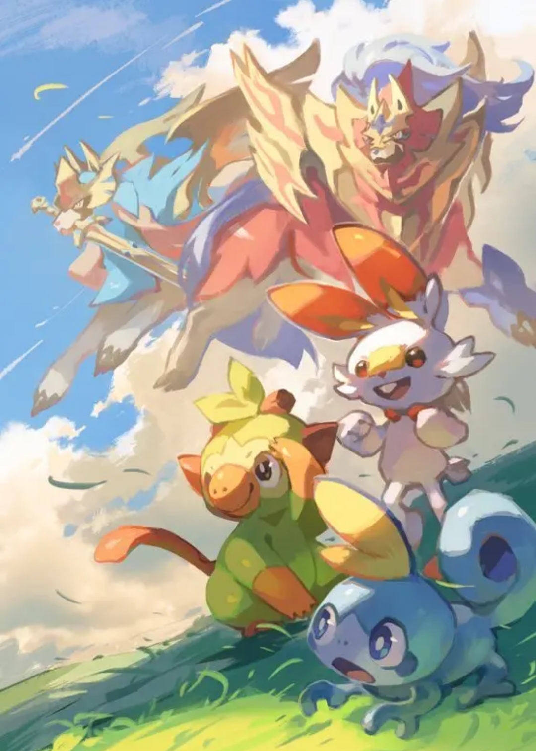 宝可梦剑盾插画图片壁纸