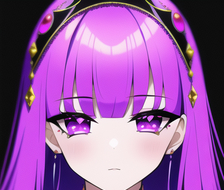 Purple-紫发美少女