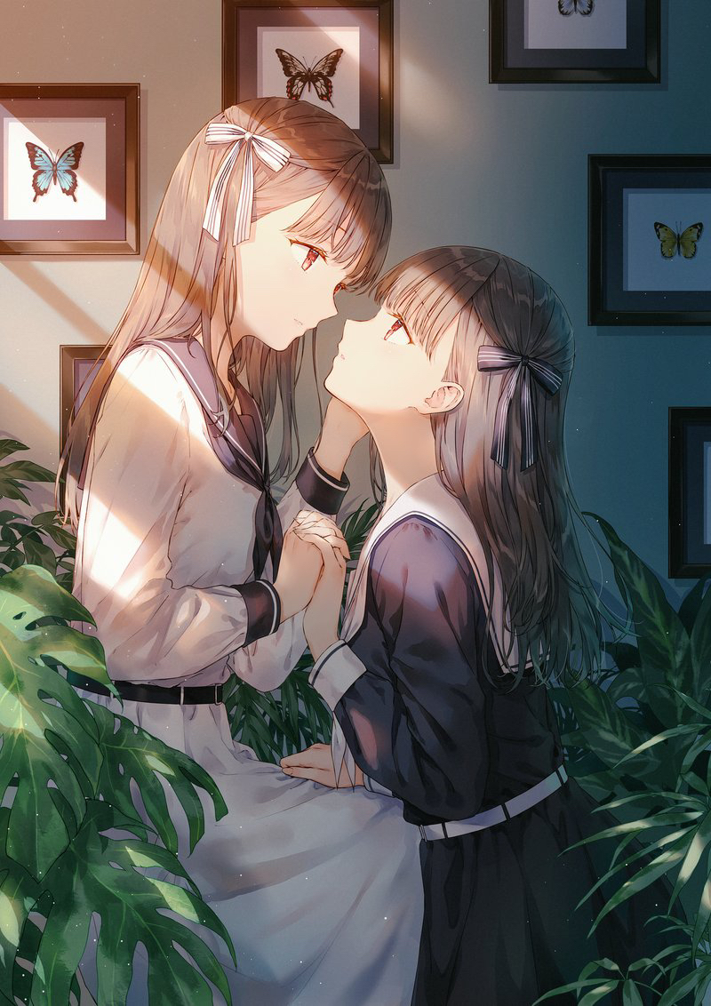 百合插画图片壁纸