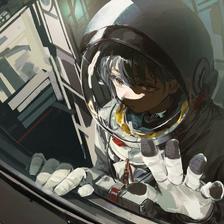 宇航员少女头像同人高清图