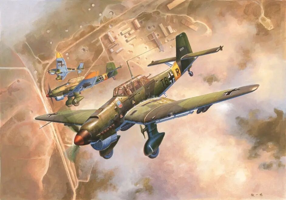 Ju87斯图卡-轰炸机俯冲轰炸