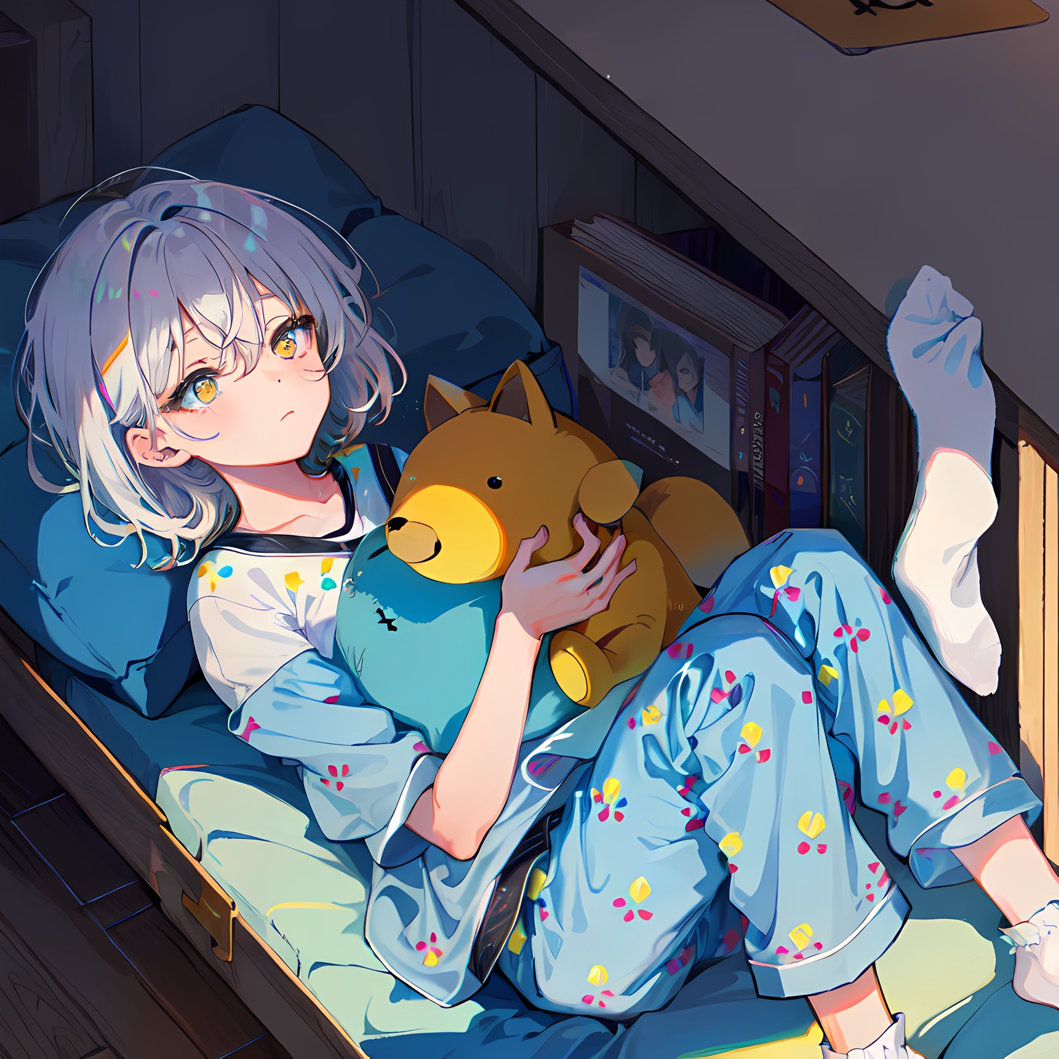 晨起少女-AIai绘图