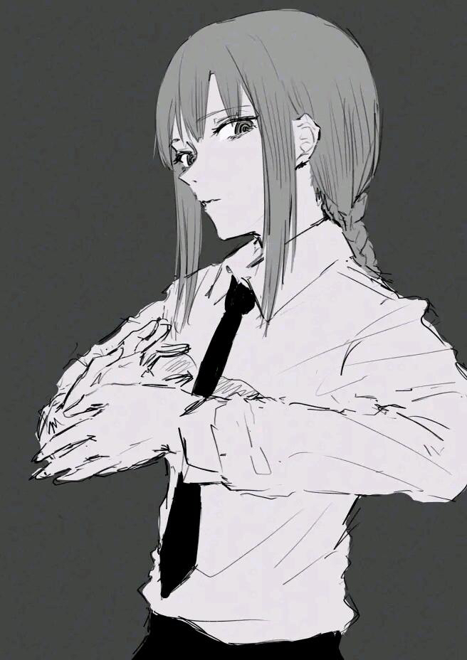 170多张美图 电锯人 玛奇玛小姐插画图片壁纸