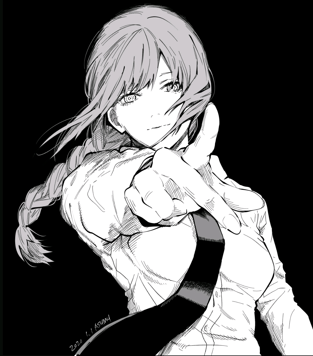 触站网提供170多张美图 电锯人 玛奇玛小姐图片壁纸