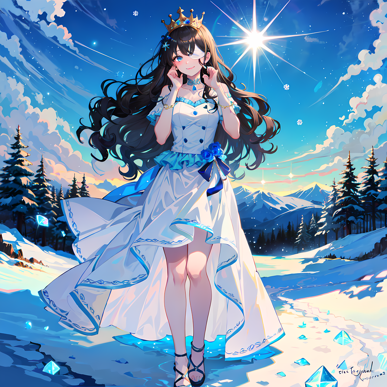星海眼前，垂帘水岸。头像同人高清图