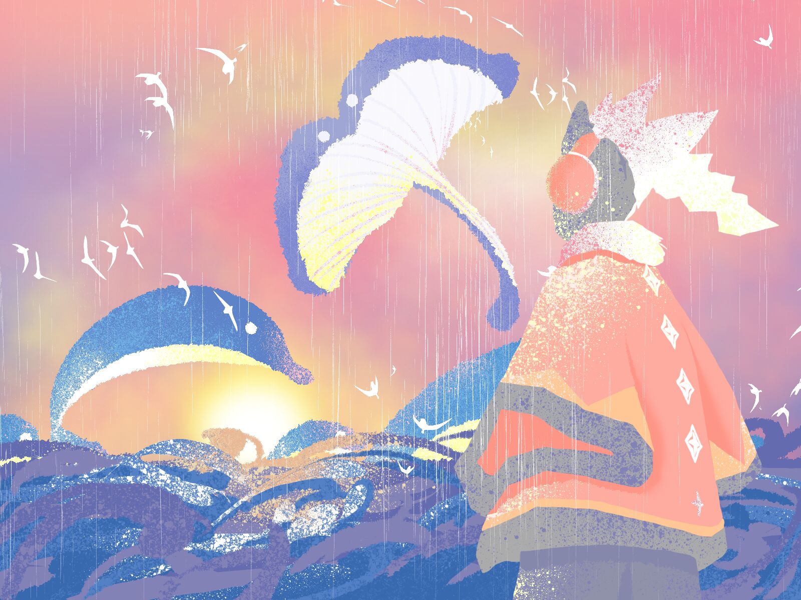 光遇10~太阳雨头像同人高清图