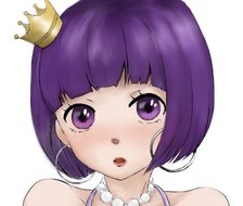 紫发-头像女生头像
