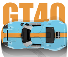 ford 福特 GT40赛车