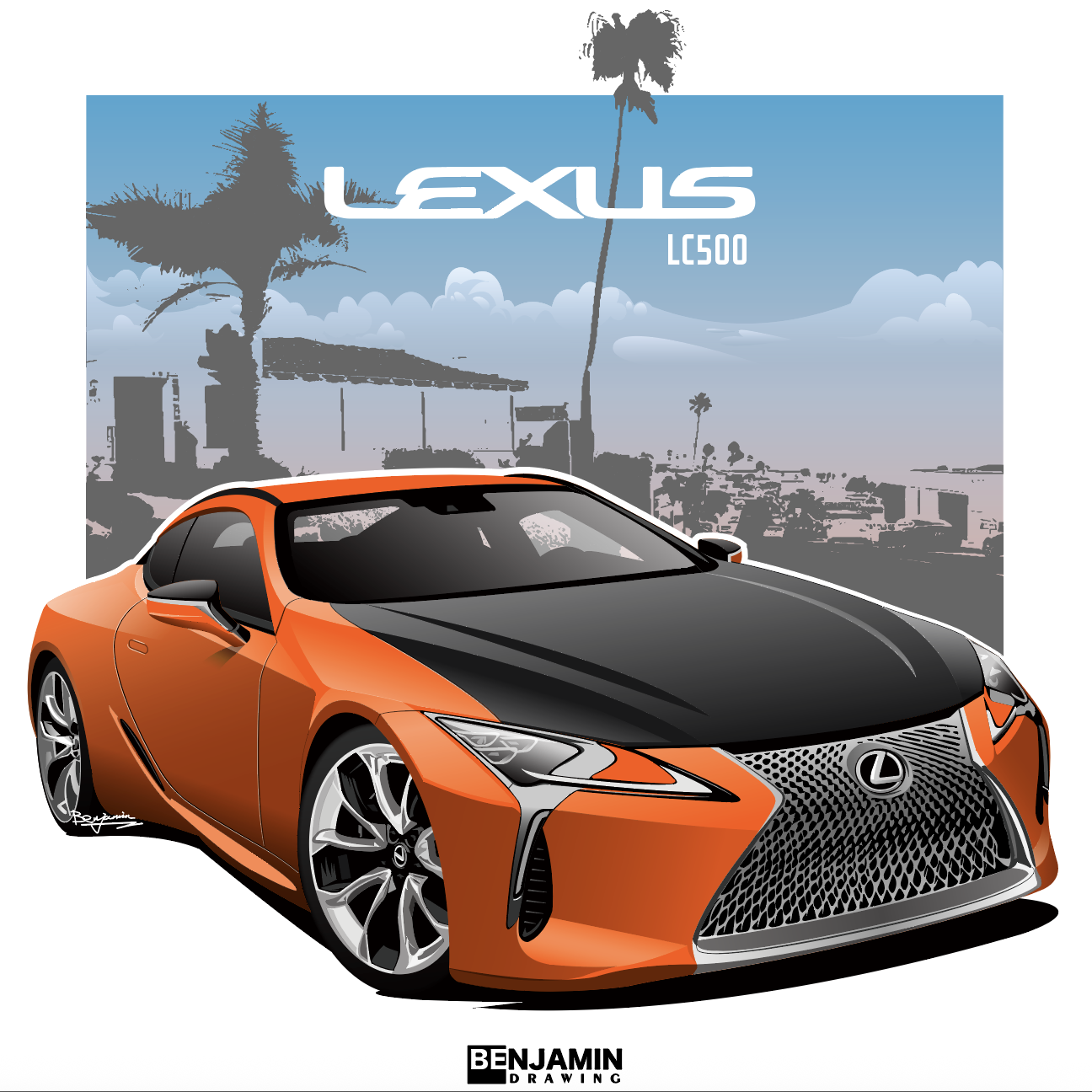 雷克萨斯 lc500-汽车跑车