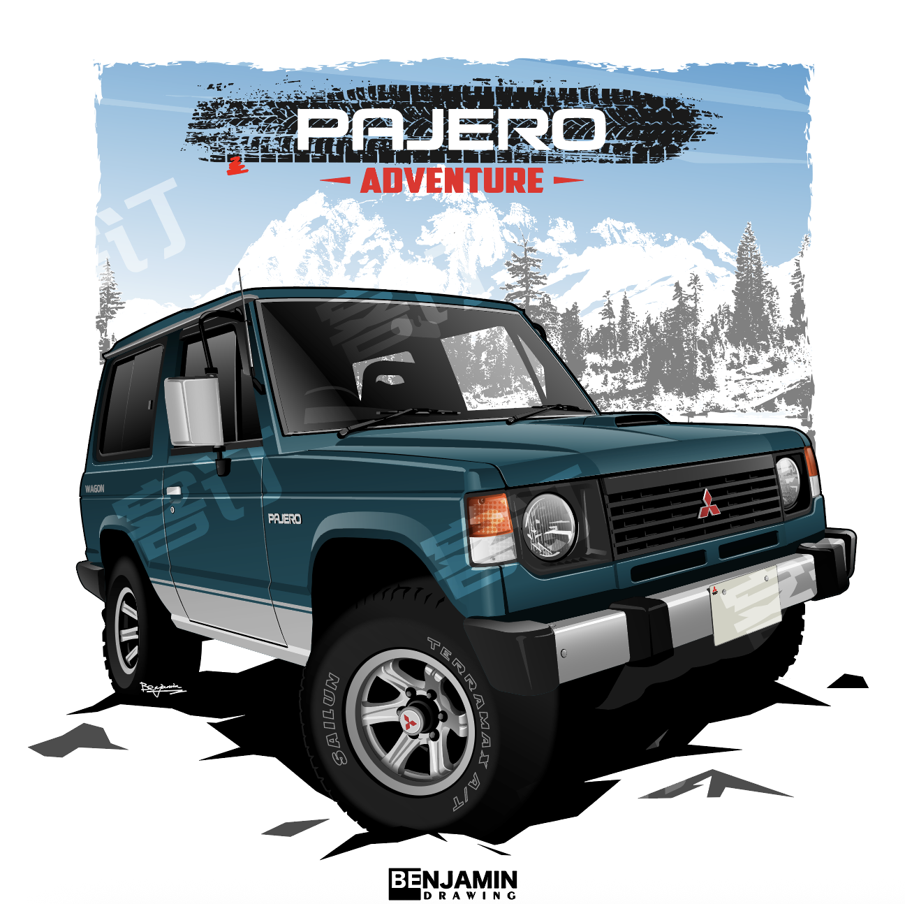 三菱 初代帕杰罗-越野汽车