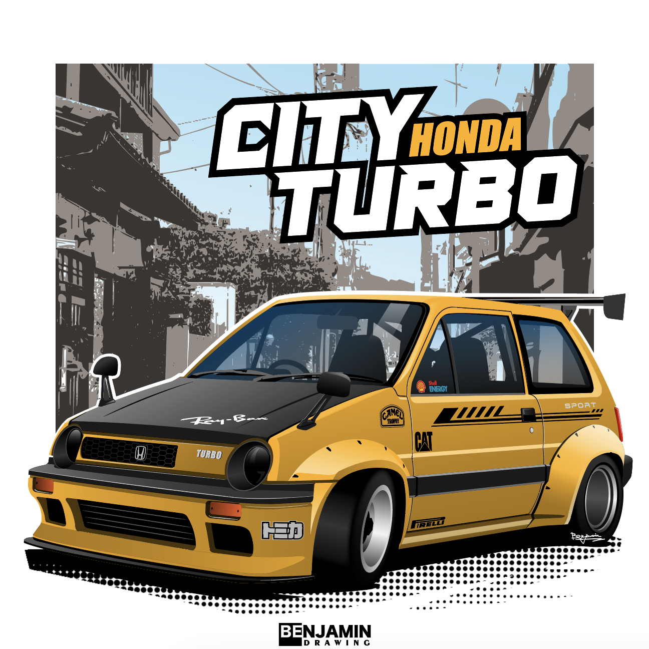 本田 city turbo-汽车复古