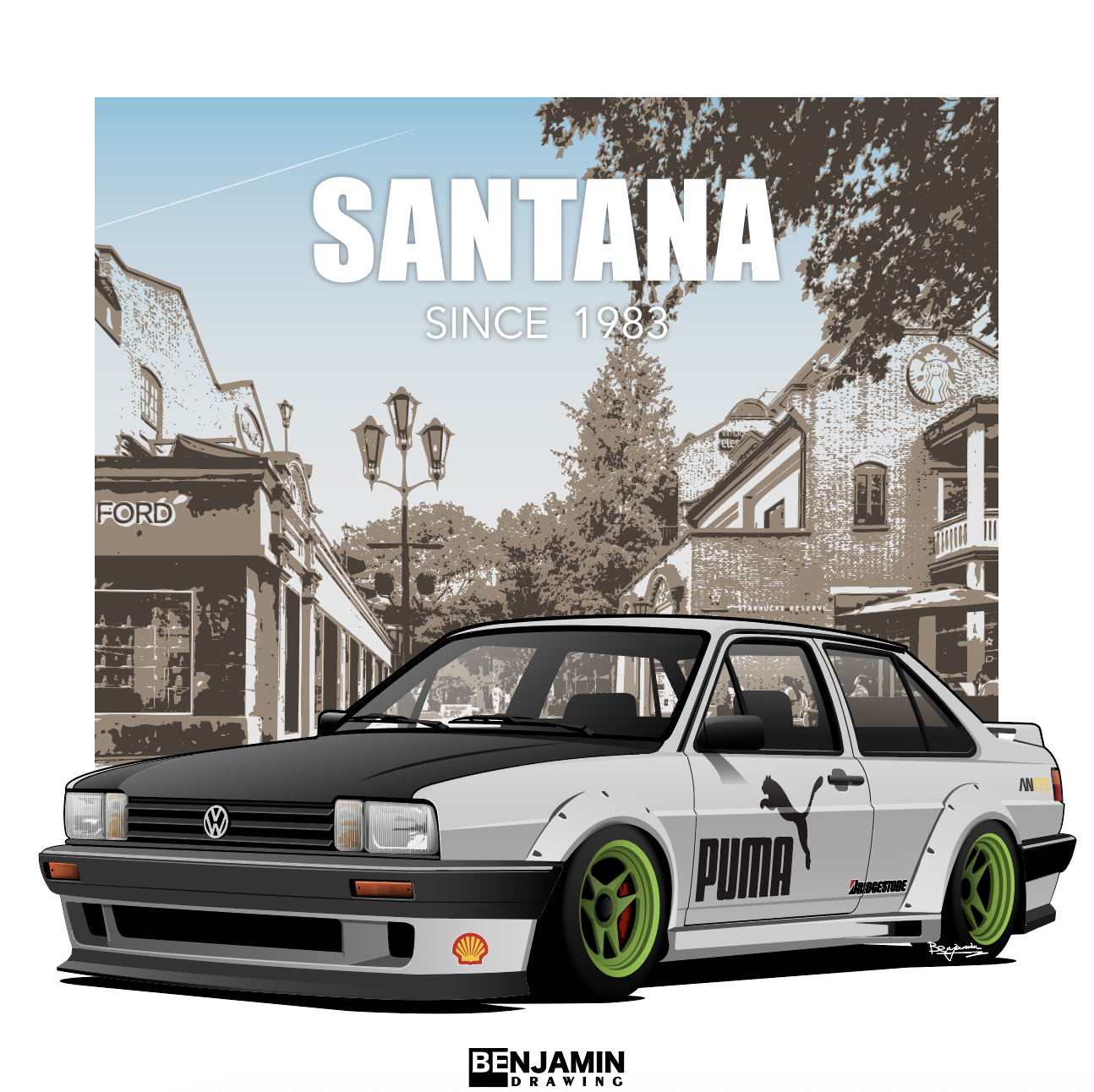 大众经典 桑塔纳宽体低趴版