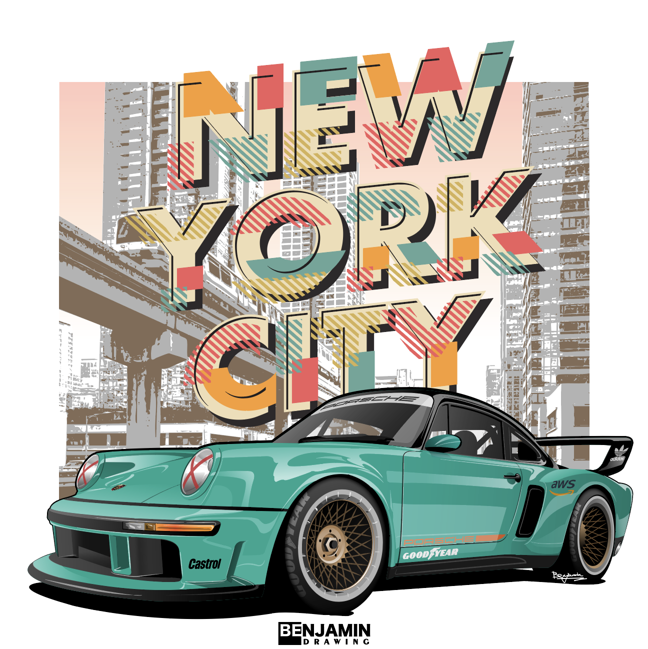 保时捷934跑车-跑车赛车