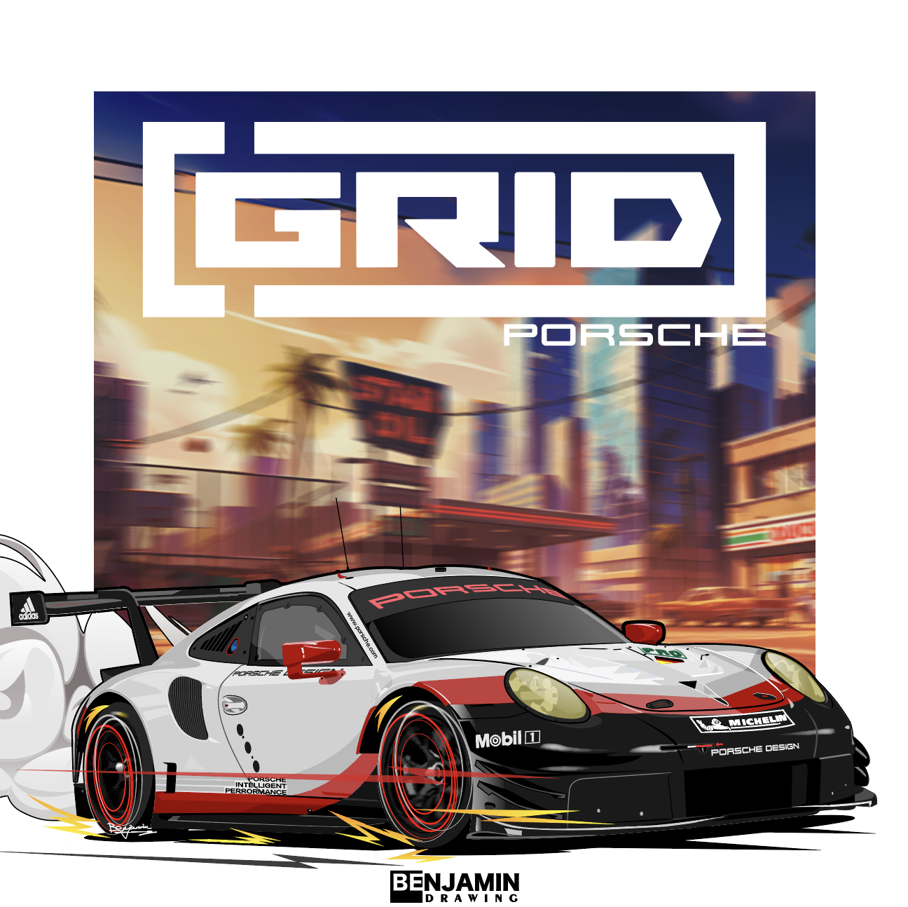 保时捷911rsr-保时捷911赛车