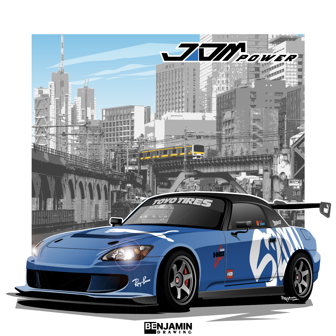 本田 s2000插画图片壁纸