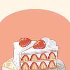 草莓蛋糕封面