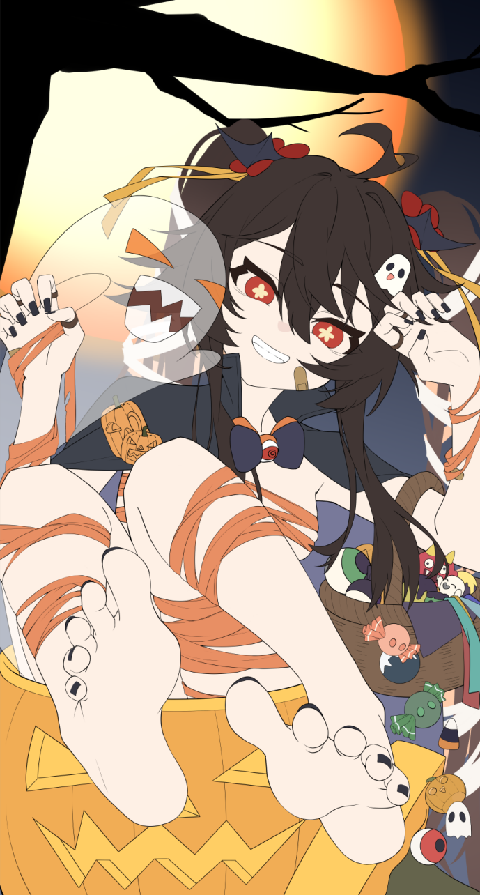 胡桃万圣节-胡桃万圣节插画