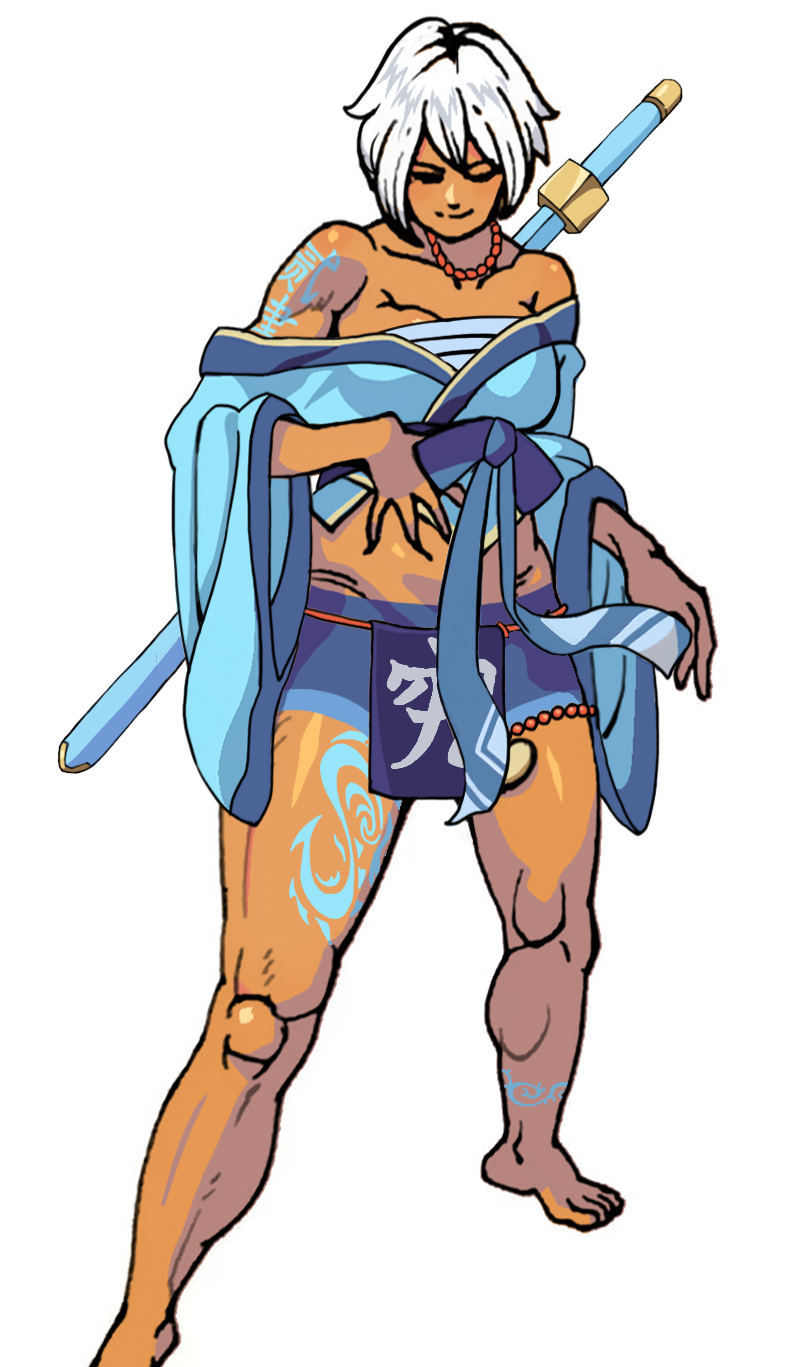 古风黑皮角色设计