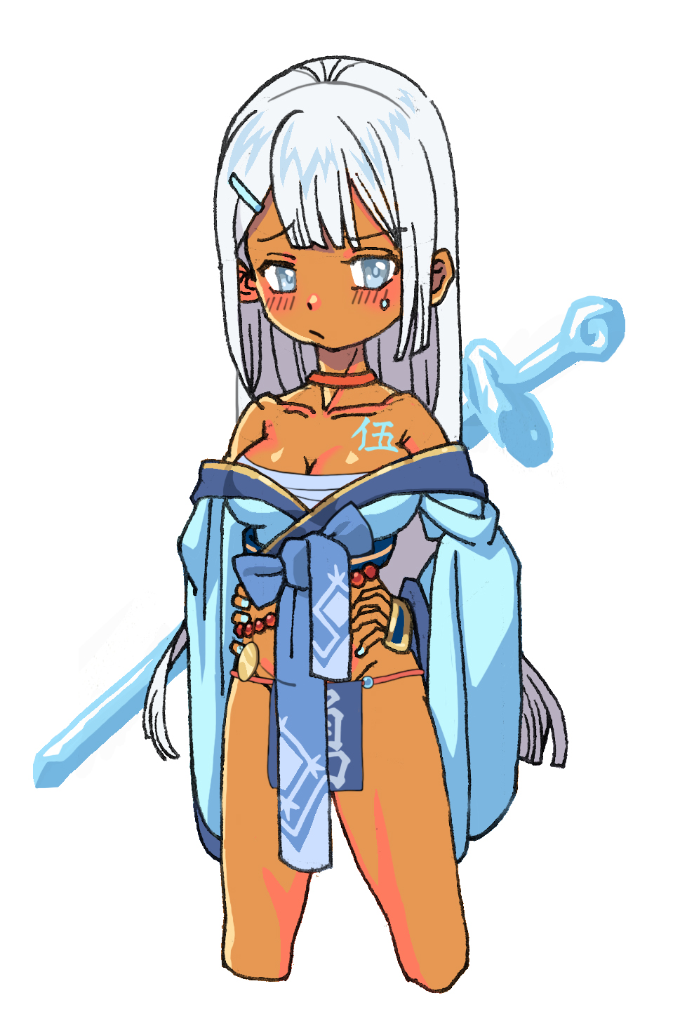 古风黑皮角色设计