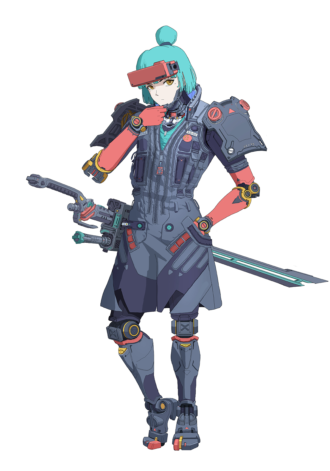 未来战士插画图片壁纸