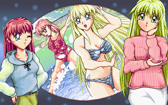 逝去的夏天-像素画PC98