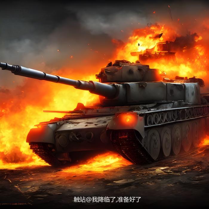 坦克，虎式，二战插画图片壁纸