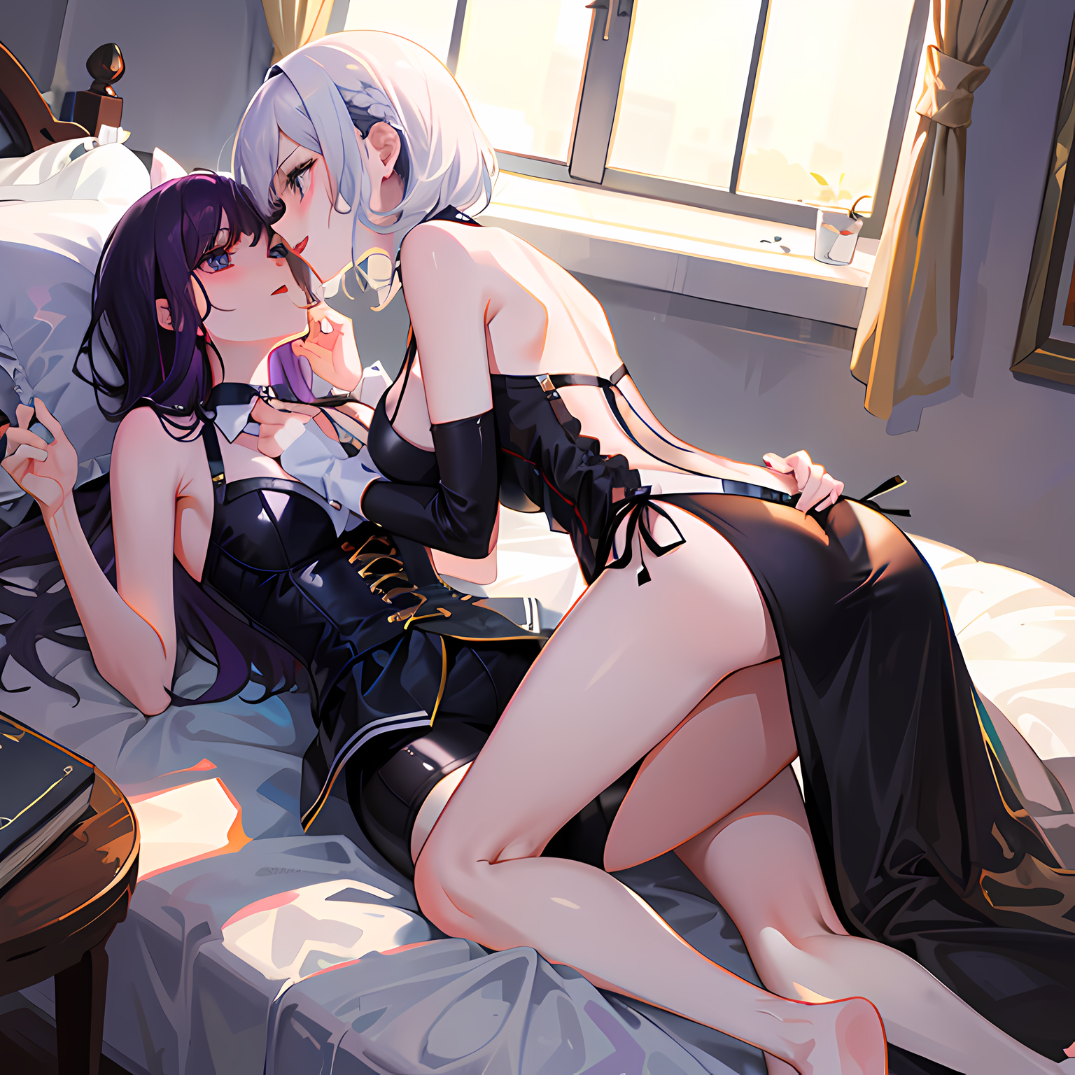 床上的幸福少女们头像同人高清图