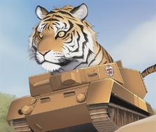 虎式坦克-动漫虎式坦克