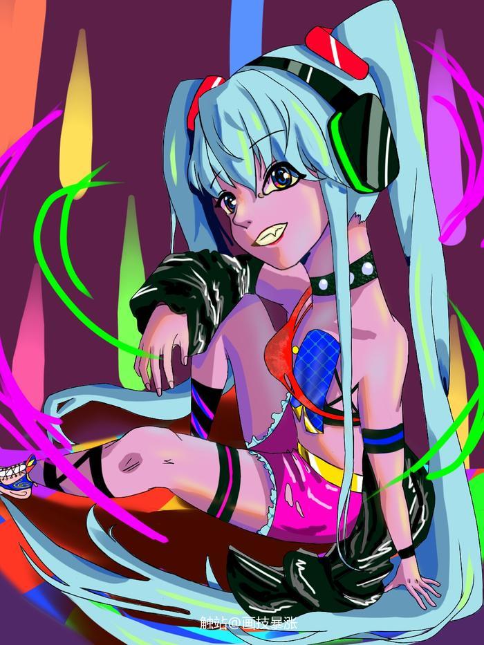 初音未来二创插画图片壁纸