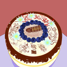 蛋糕插画图片壁纸