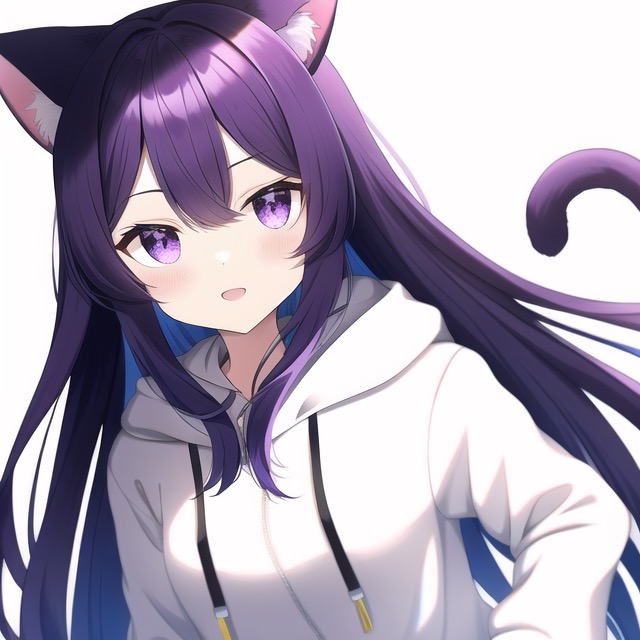 日常练习-猫娘猫娘插画