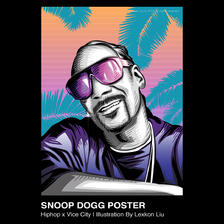 Snoop Dogg 人物插画创作插画图片壁纸