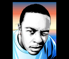 Dr.Dre 人物插画创作