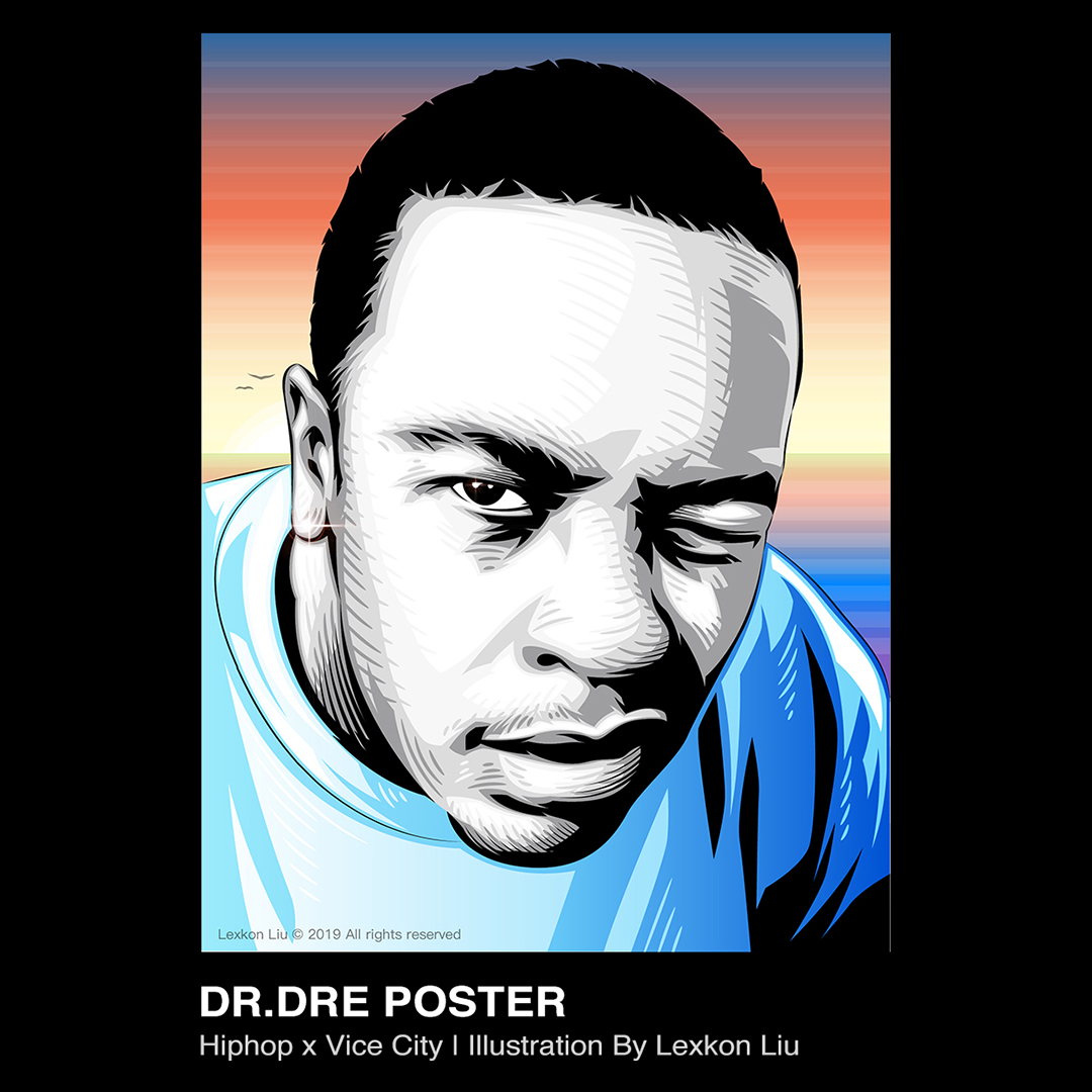 Dr.Dre 人物插画创作插画图片壁纸