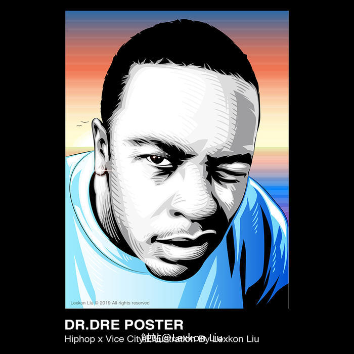 Dr.Dre 人物插画创作插画图片壁纸