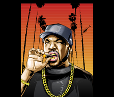 Ice Cube 人物插画创作