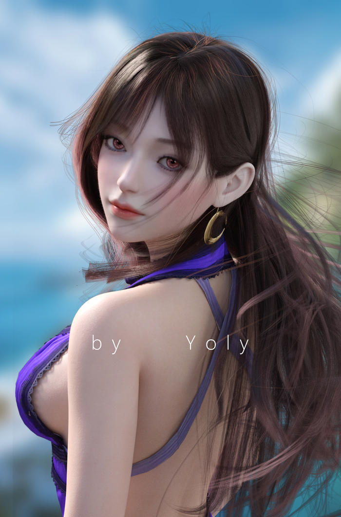 Yoly 莜莉 #053插画图片壁纸